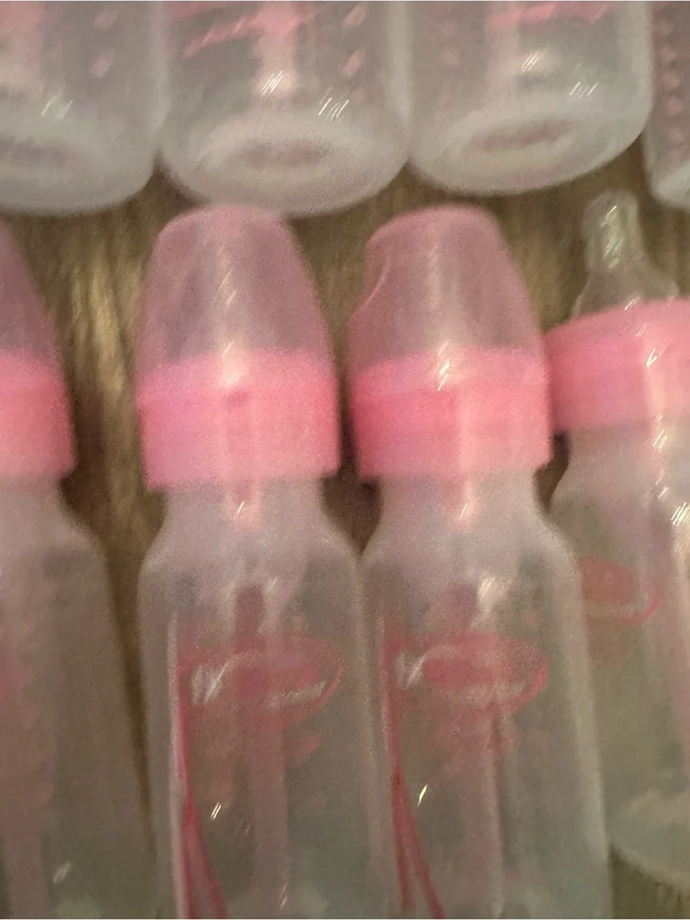 Dr Browns Pink Baby Bottle lot
